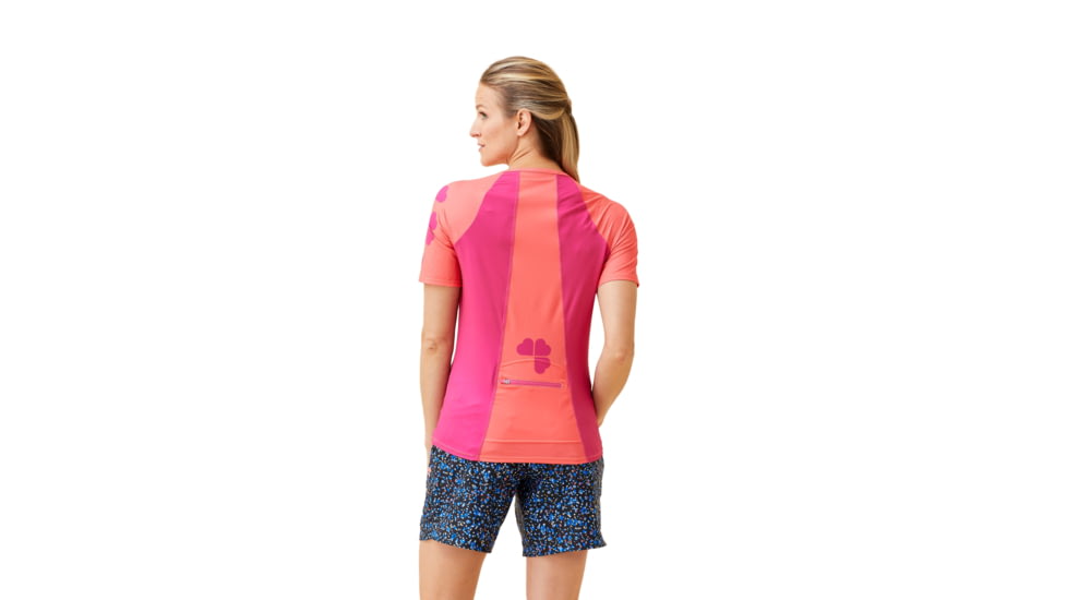 Krimson Klover Vida Jersey T-Shirts - Womens, Clover Coral, Extra Small, S23108-664-XS