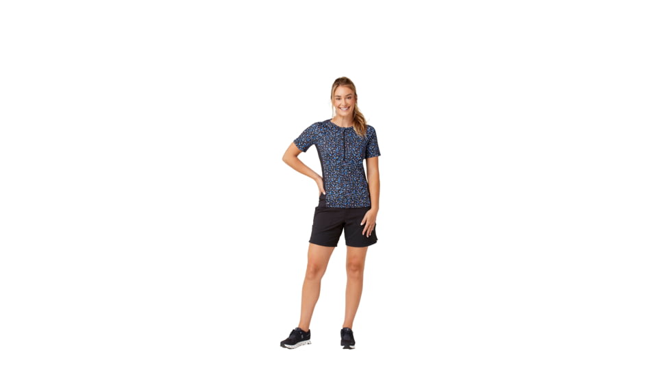 Krimson Klover Vida Jersey T-Shirts - Womens, Confetti Black, Extra Large, S23108-651-XL