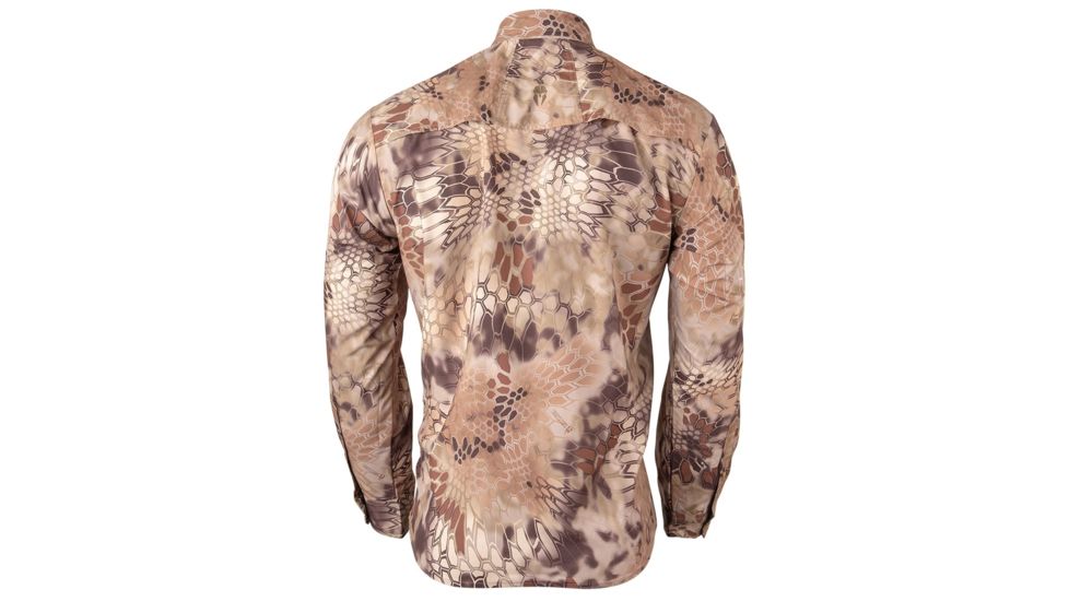 Kryptek Adventure 3 Long Sleeve Shirt - Mens, Highlander, Large, 19ADV3LSH5