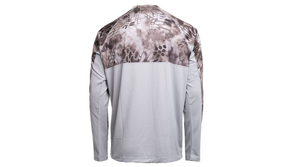 Kryptek Aura Long Sleeve - Mens, Raid/Wolf Grey, Large, 19AURLSRWG5