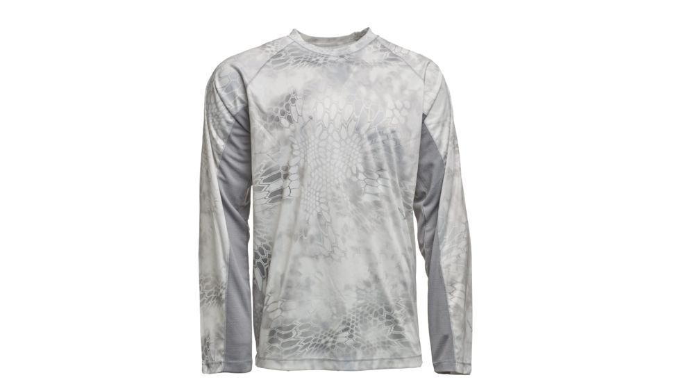 Kryptek Aura Long Sleeve - Men's, Wraith/Wolf Grey, Extra Large, 19AURLSYWG6