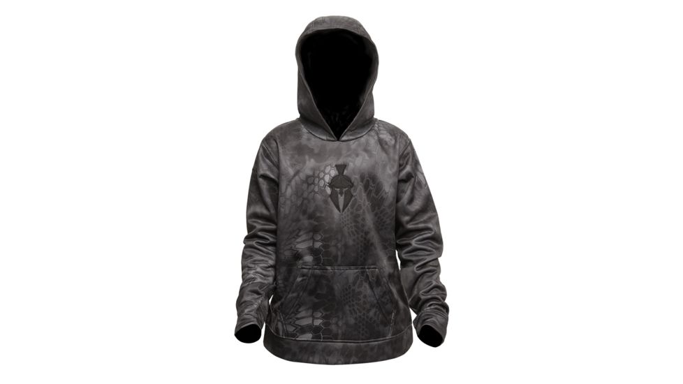 Kryptek Bellator Kids Hoodie, Typhon/Black, 8 15BELTTRB8