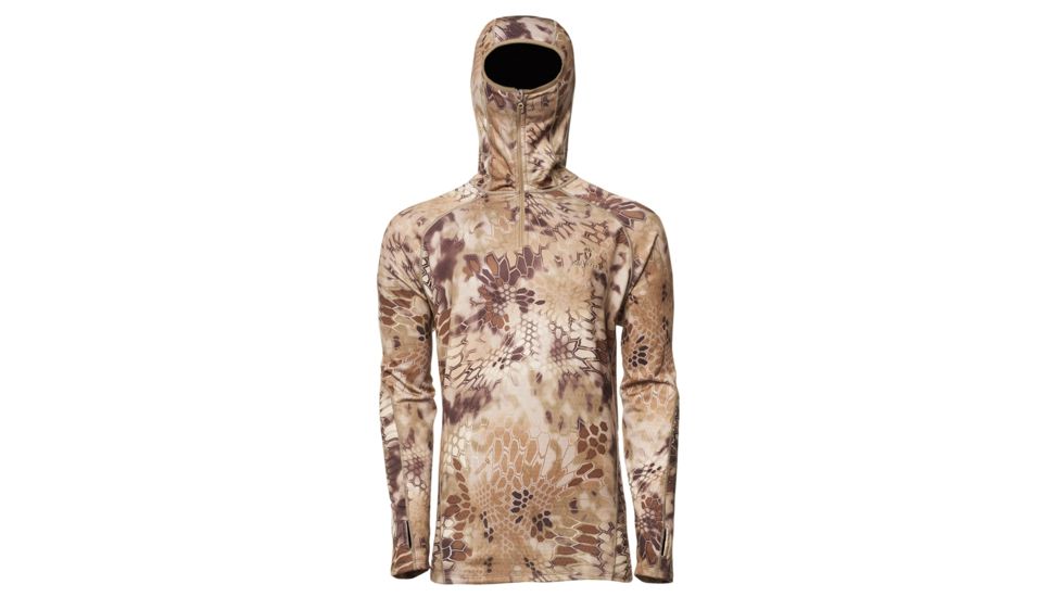 Kryptek Cronos Mens Fleece Hoodie, Highlander, M, NSN N, 18CROTH4