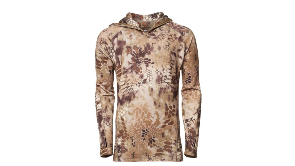 Kryptek Cronos Mens Fleece Hoodie, Highlander, M, NSN N, 18CROTH4