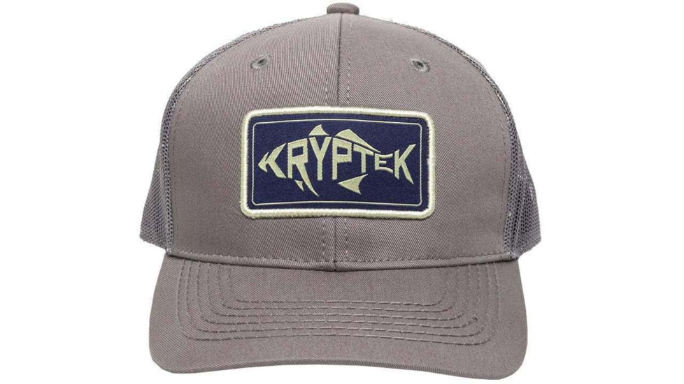 Kryptek Fish Patch Hat - Mens, Dark Charcoal, XL, 19FPHDC6