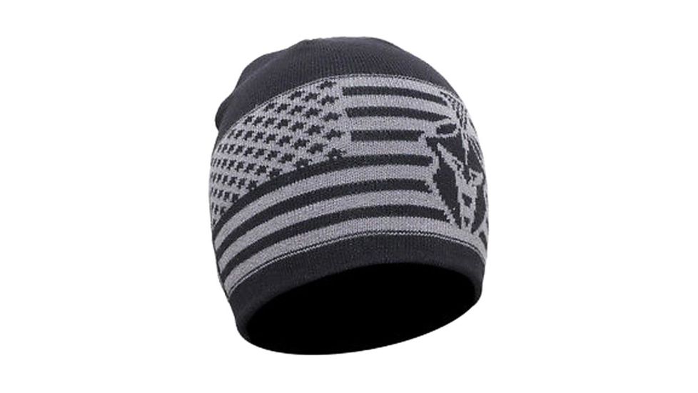 Kryptek Flag Beanie, Black, One Size, 18FLABHBK