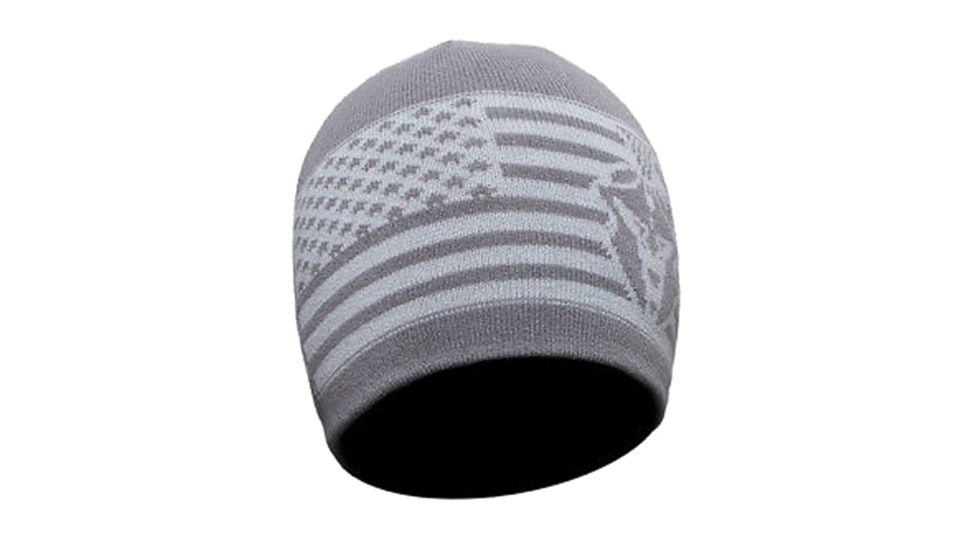 Kryptek Flag Beanie, Cool Grey, One Size, 18FLABHCG