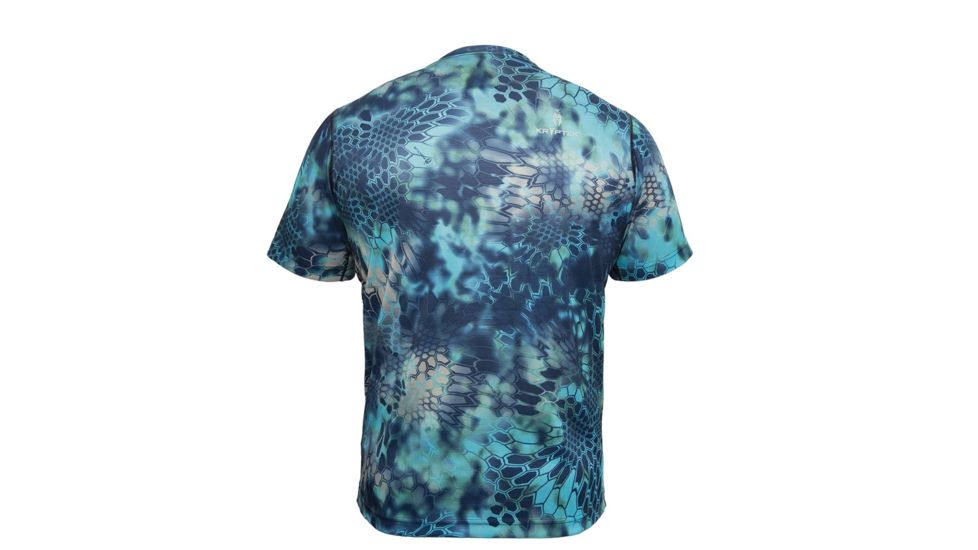 Kryptek Hyperion Short Sleeve Crew With Logo - Mens, Pontus, Small, 19HYPSSLP3