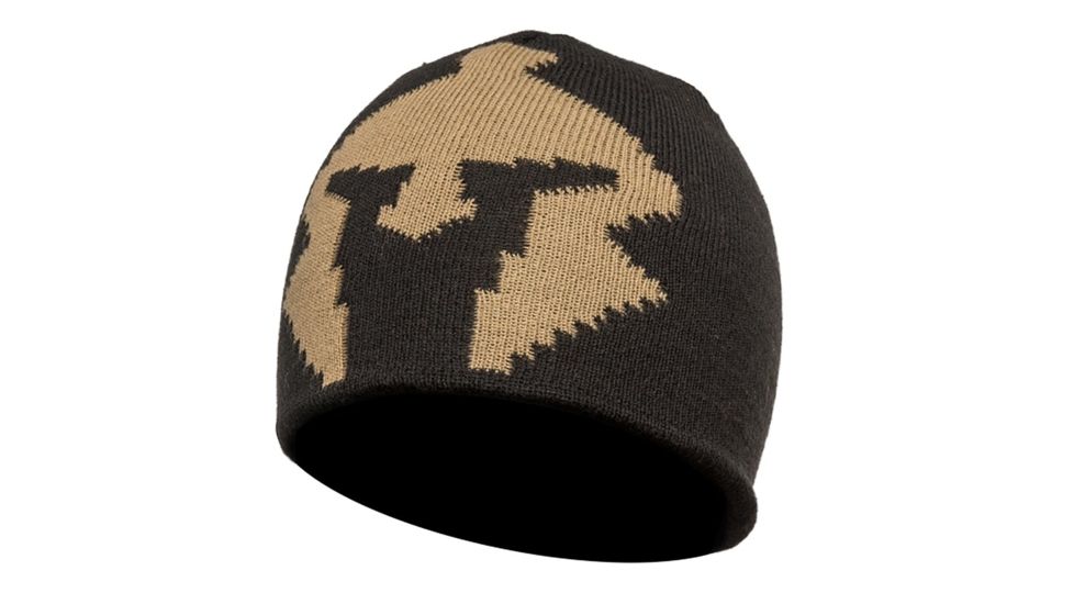 Kryptek Logo Beanie, Black, One Size, 16KLOGOBLK