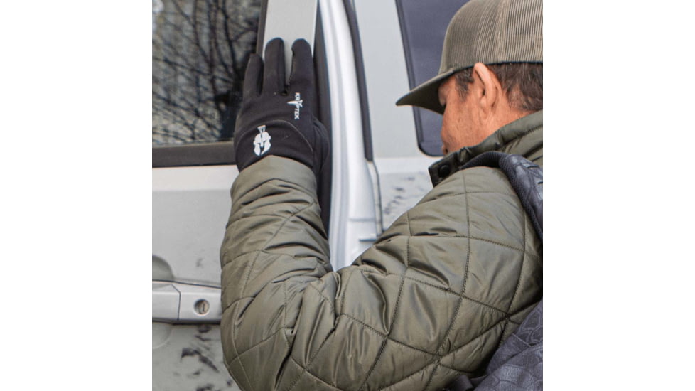 Kryptek Lykos Fleece Glove - Mens, Black, M, 21LYKABK4