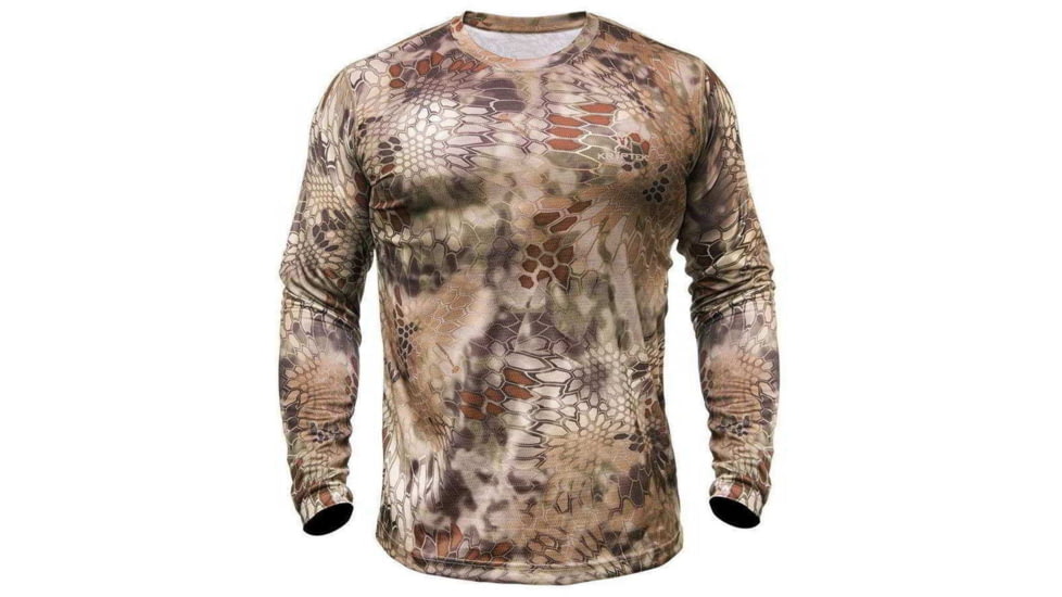 Kryptek Hyperion Long Sleeve Crew - Men's, 2XL, Highlander, 15HYPLSCH7