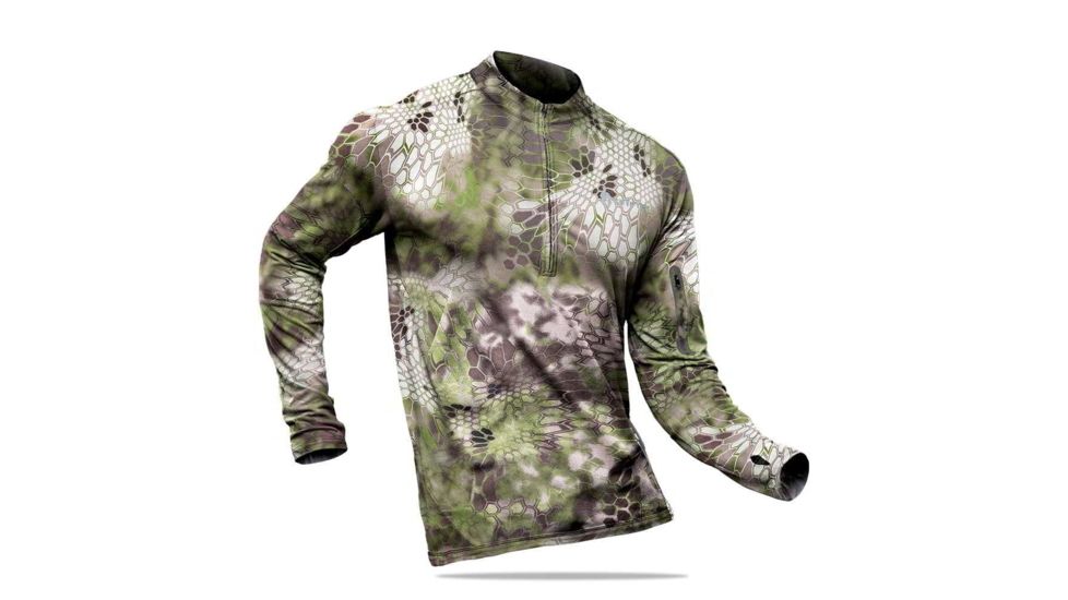 Kryptek Men's Tora 1/4 Zip Thermal Shirt, Extra Large, Altitude 16TORZA6