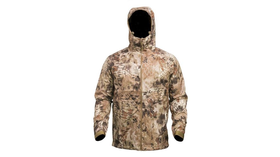 Kryptek Posedion II Mens Rain Jacket, Highlander, Extra Small 17POSJH2