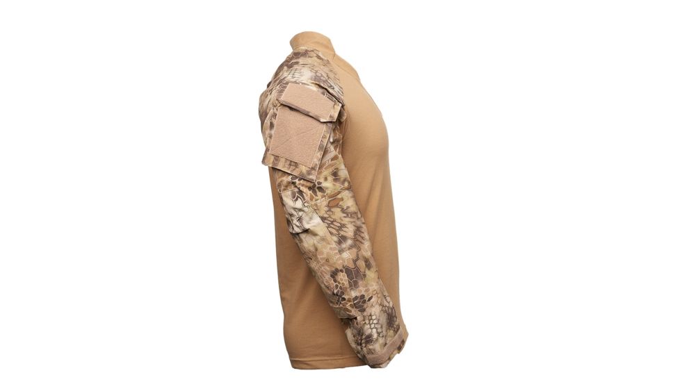 Kryptek Tactical Long Sleeve Rugby - Mens, Coyote/Highlander, 3XL, 19TACRLSCTH8