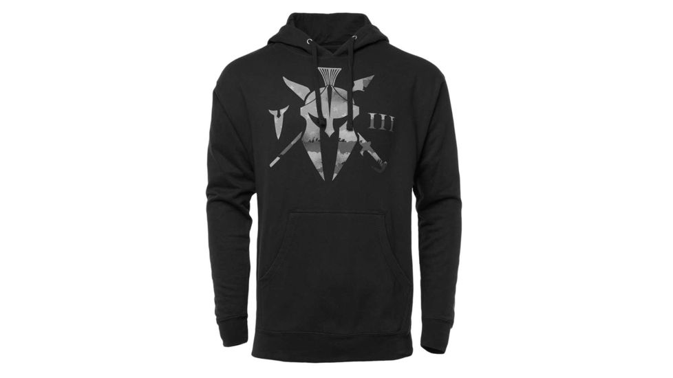 Kryptek Unit Mens Hoodie, Black, Small, 18KUPOBK3