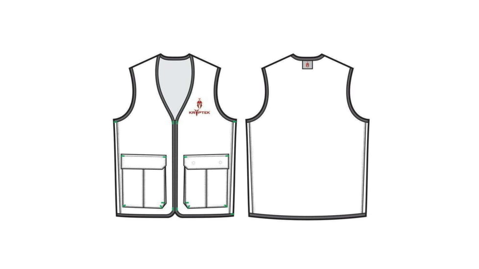 Kryptek Vesuvius Vest II - Mens, Inferno, Extra Small, 21VESVF2