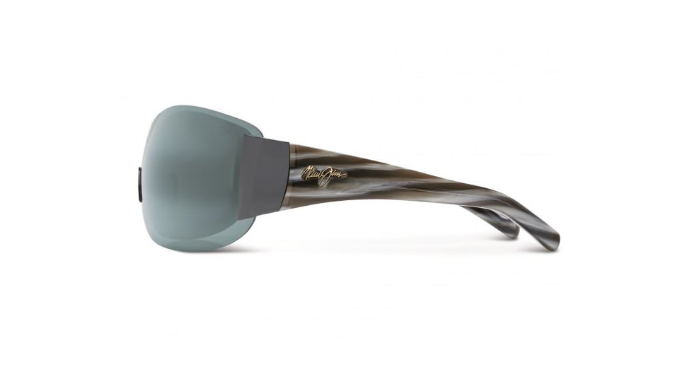 Maui Jim Kula Sunglasses w/ Gunmetal Frame and Neutral Grey Lenses - 514-02, Side View