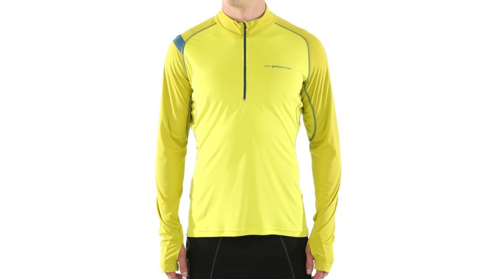 La Sportiva Action Long Sleeve Top - Men's, Sulphur/Citronelle, Extra Large J52-702701-XL