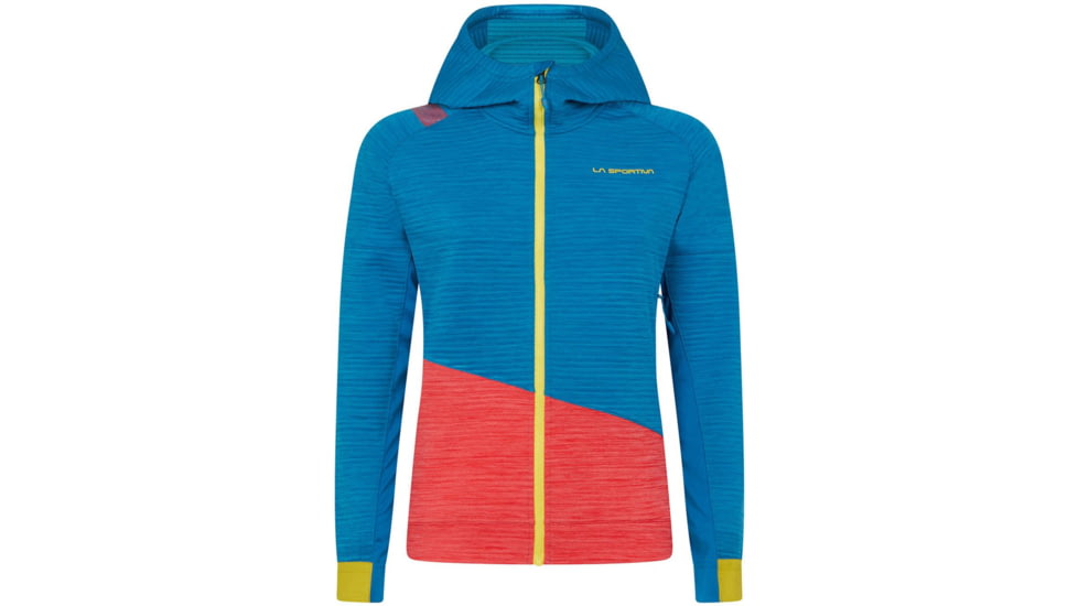La Sportiva Aim Hoody - Womens, Neptune Hibiscus, Large, I87-619402-L