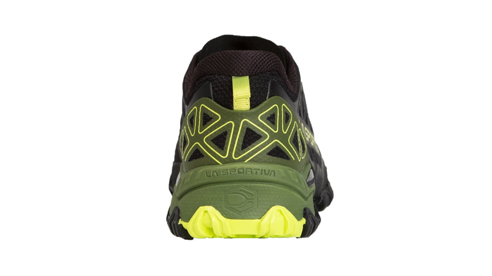 La Sportiva Bushido II Running Shoes - Mens, Olive/Neon, 45.5, 36S-719720-45.5