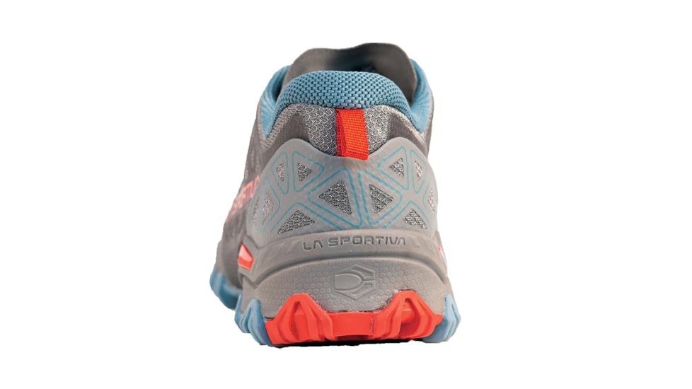 La Sportiva Bushido II Running Shoes - Womens, Moon/Paprika, 40.5, 36T-913318-40.5