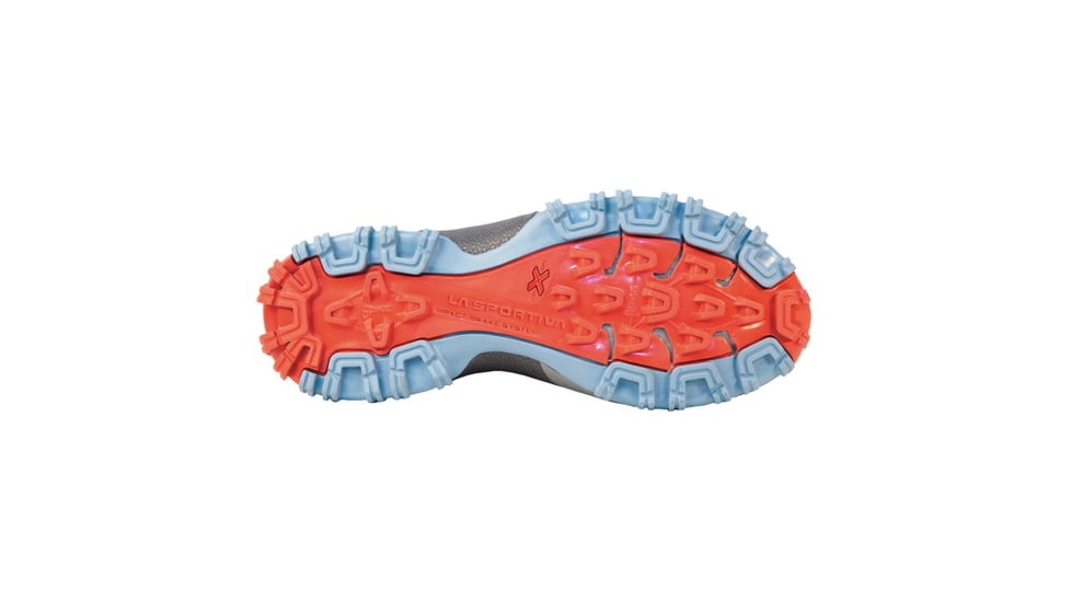 La Sportiva Bushido II Running Shoes - Womens, Moon/Paprika, 40.5, 36T-913318-40.5