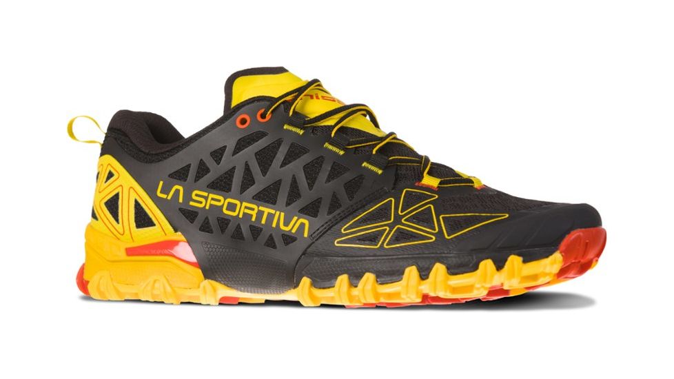 La Sportiva Bushido II Trailrunning Shoes - Mens, Black/Yellow, 40.5, 36S-999100-40.5