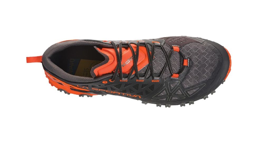 La Sportiva Bushido II Trailrunning Shoes - Mens, Carbon/Tangerine, 46.5, 36S-900202-46.5