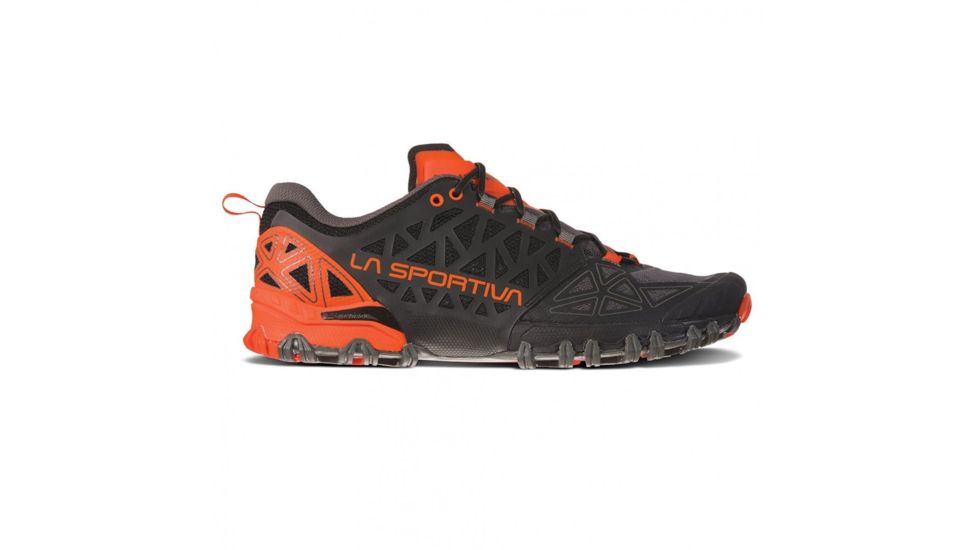 La Sportiva Bushido II Trailrunning Shoes - Mens, Carbon/Tangerine, 38, 36S-900202-38
