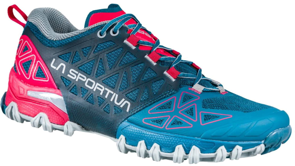 La Sportiva Bushido II Trailrunning Shoes - Womens, Ink/Love Potion, 41.5, 36T-627406-41.5