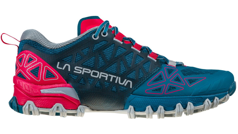 USED La Sportiva Bushido II Trailrunning Shoes - Women's, Ink/Love Potion, 38, 36T-627406-38, EDEMO1