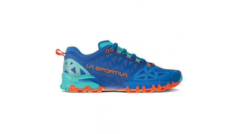 La Sportiva Bushido II Trailrunning Shoes - Womens, Marine Blue/Aqua, 38, 36T-612615-38