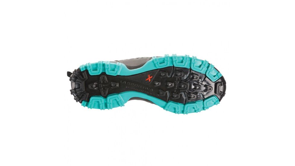 La Sportiva Bushido II Trailrunning Shoes - Womens, Slate/Aqua, 38, 36T-903615-38