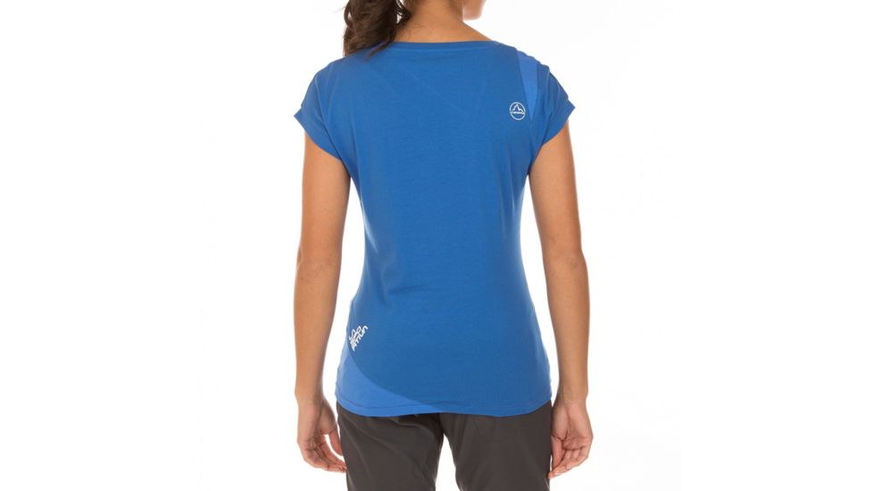 La Sportiva Chimney T-Shirt - Women's, Marine Blue/Cobalt Blue, Small I46-612613-S