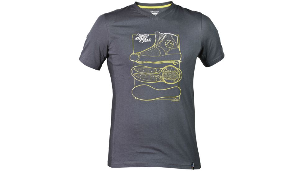 La Sportiva Climbing Roots T-Shirt - Men's -Grey-Large