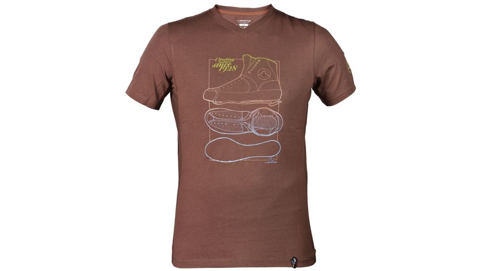 La Sportiva Climbing Roots T-Shirt - Men's -Rust-X-Large