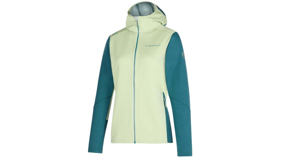 La Sportiva Cosmic Hoody - Womens, Celadon/Alpine, Small, M35-727726-S