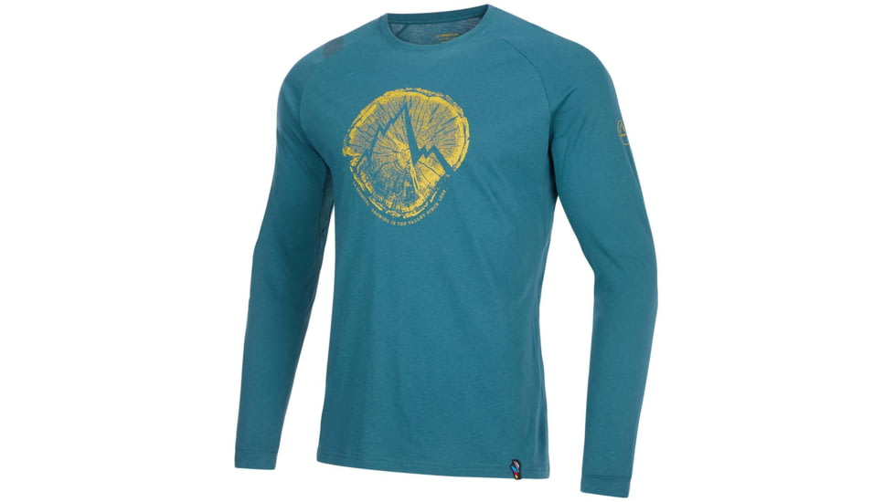 La Sportiva Cross Section Long Sleeve - Mens, Alpine, Large, N77-726726-L