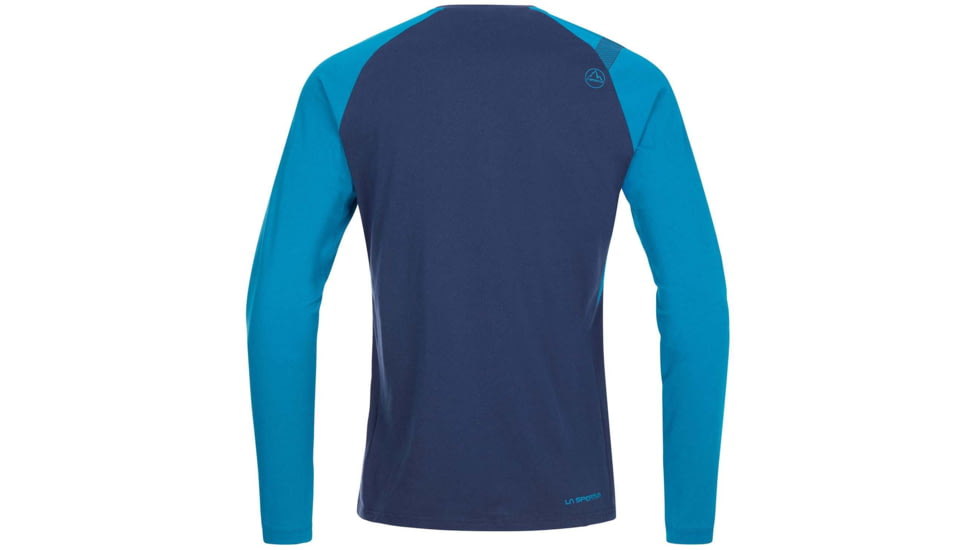 La Sportiva Cross Section Long Sleeve - Mens, Night Blue/Crystal, Large, N77-629635-L