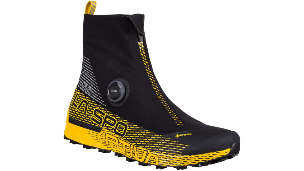 La Sportiva Cyklon Cross GTX Shoes - Mens, Black/Yellow, 40.5, 56C-999100-40.5