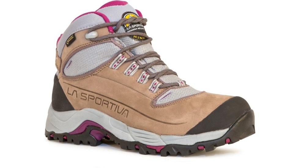 La Sportiva FC 4.1 GTX Lightweight Hiking Boots - Women's, Taupe/Plum, 42.5, 24A-801501-42.5