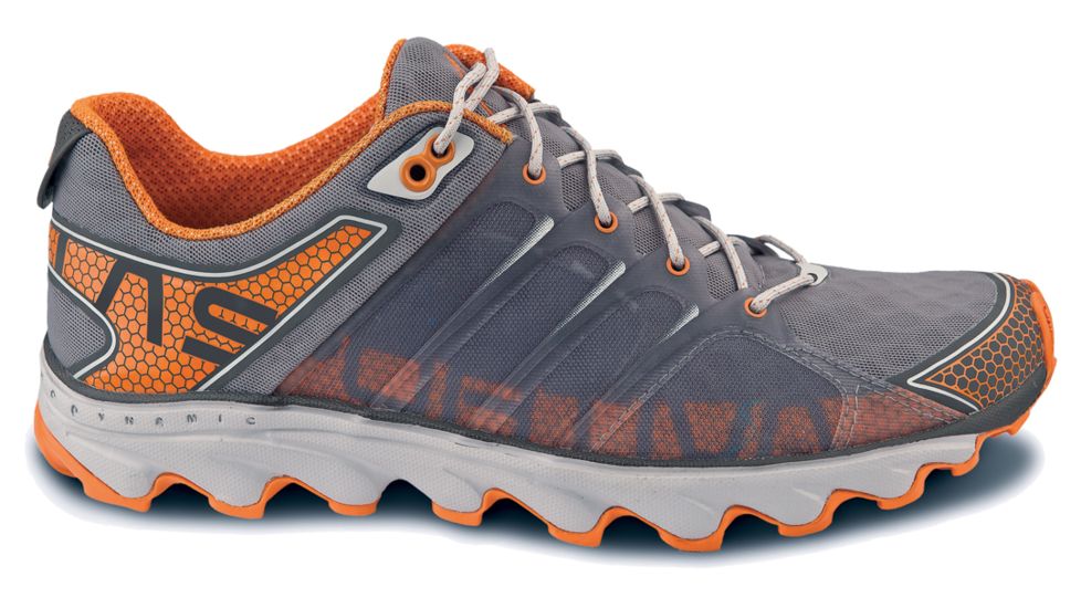La Sportiva Helios Trail Running Shoe - Men's-Grey/Orange-12 US / 45.5 EU