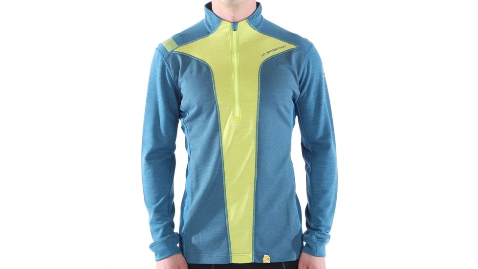 La Sportiva Ionosphere Long Sleeve Baselayer - Men's, Lake/Sulphur, Medium B80-607702-M