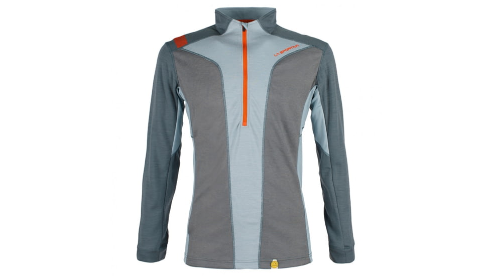 La Sportiva Ionosphere Long Sleeve Baselayer - Men's, Slate/Stone Blue, Extra Large B80-903904-XL
