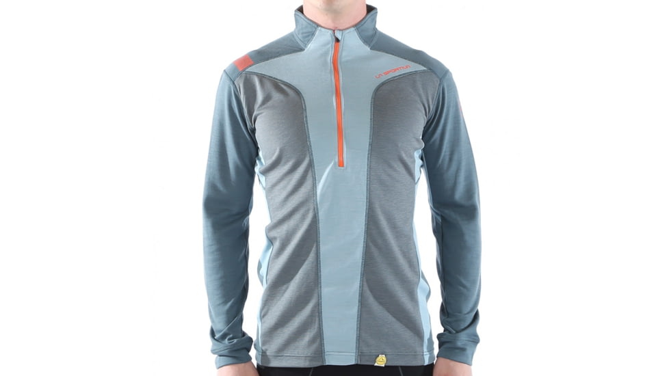 La Sportiva Ionosphere Long Sleeve Baselayer - Men's, Slate/Stone Blue, Extra Large B80-903904-XL