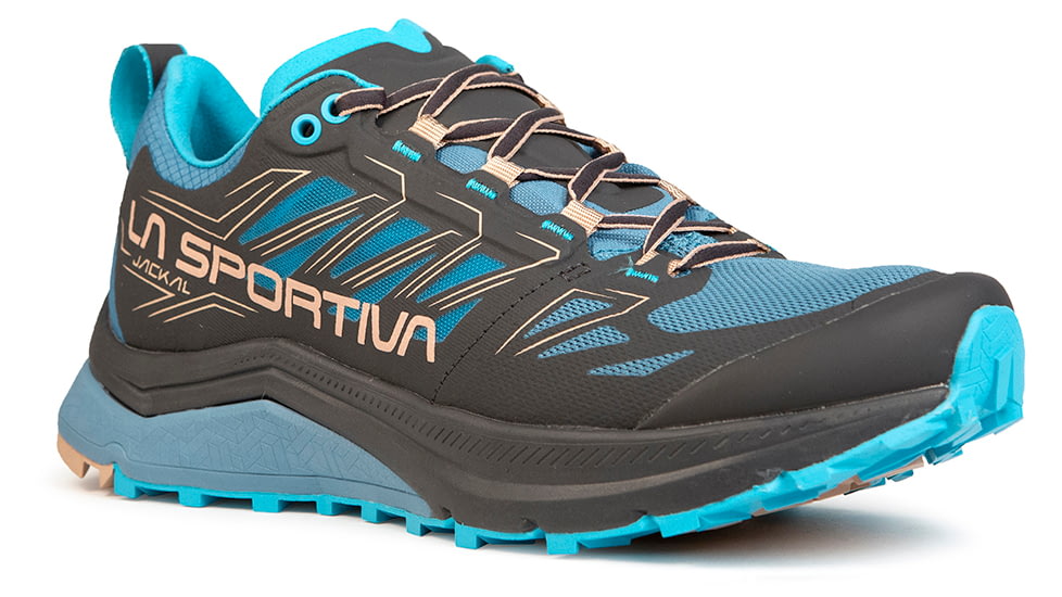La Sportiva Jackal Trailrunning Shoes - Womens, Carbon/Topaz, 41, 46C-900624-41