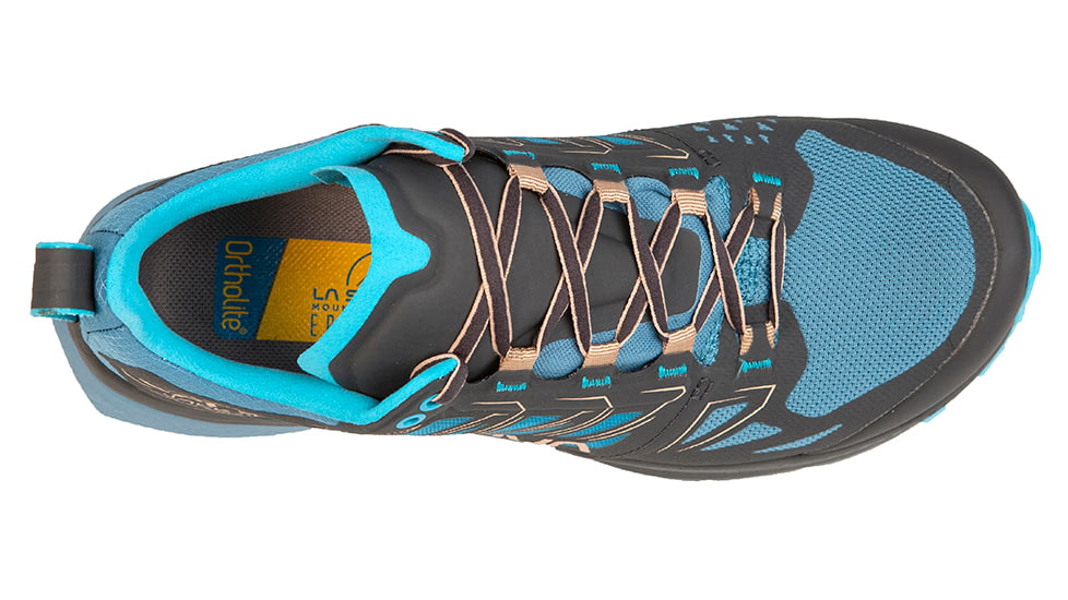 La Sportiva Jackal Trailrunning Shoes - Womens, Carbon/Topaz, 41, 46C-900624-41