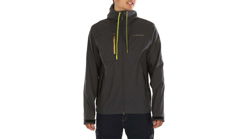 La Sportiva Jolly Jacket - Mens, Carbon/Kiwi, Large, N31-900713-L