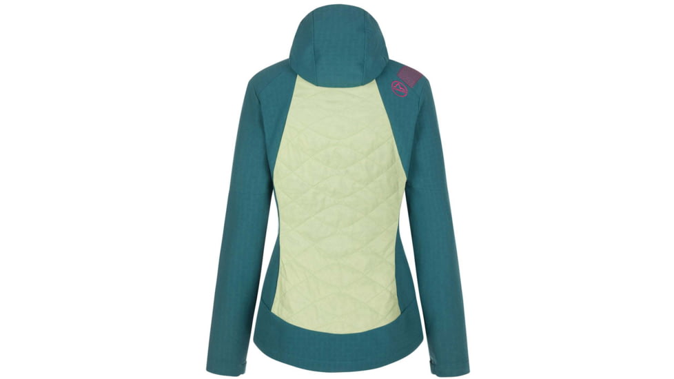 La Sportiva Kap Hybrid Hoody - Womens, Celadon/Alpine, Large, M39-727726-L