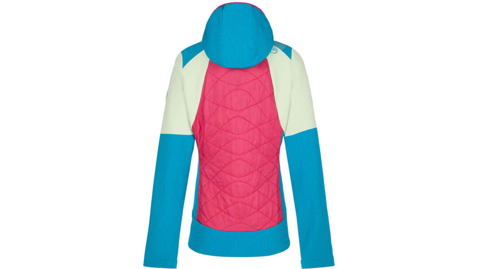 La Sportiva Kap Hybrid Hoody - Womens, Cerise/Crystal, Extra Small, M39-409635-XS